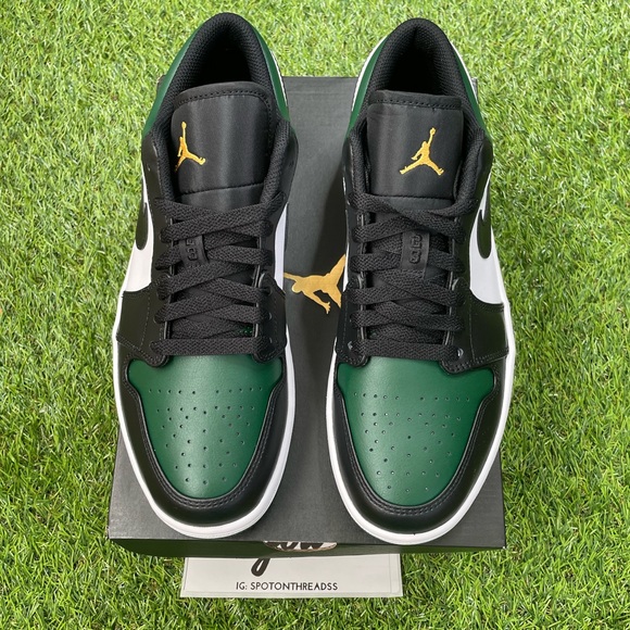 Air Jordan 1 Low Men ‘Green Toe’ - Picture 4 of 6